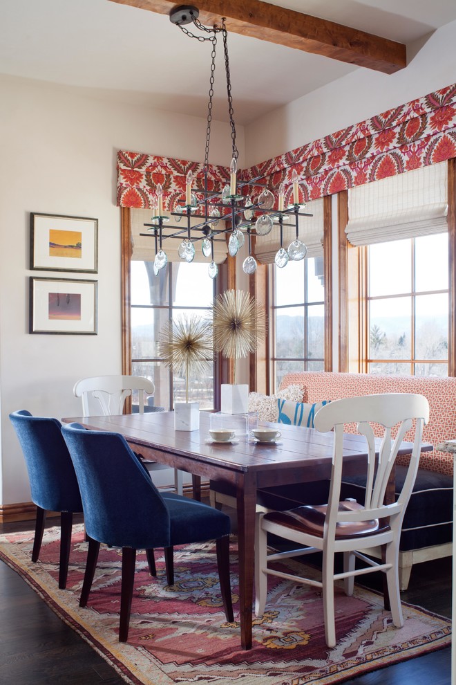 Inspiration for a traditional dining room in Denver.