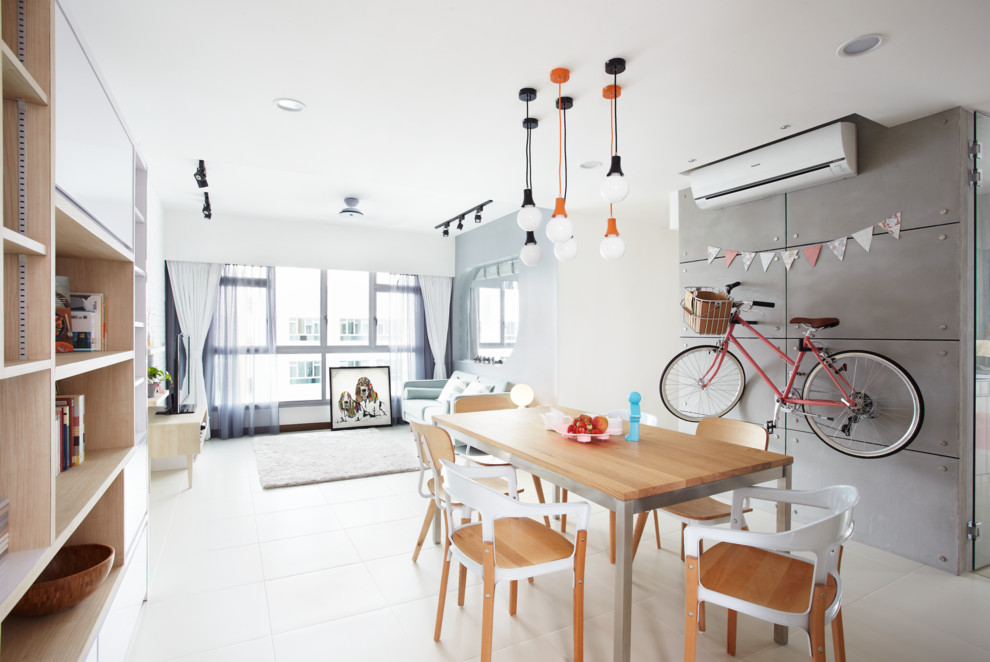 Design ideas for a scandi dining room in Singapore.