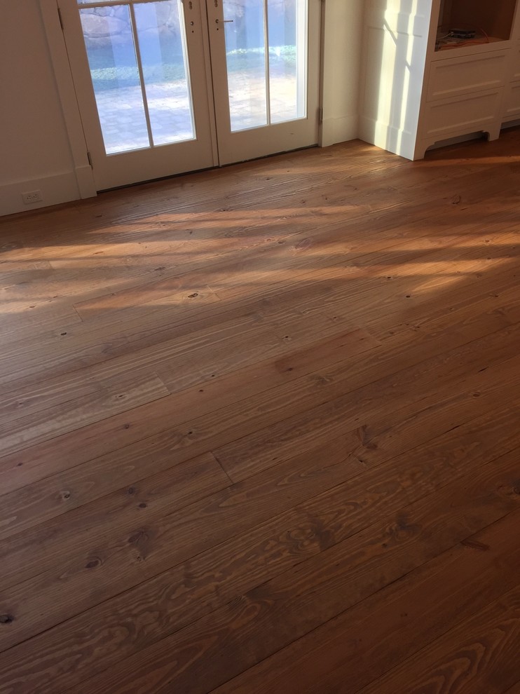 8" southern yellow knotty pine Traditional Dining Room New York by SUNSHINE FLOOR
