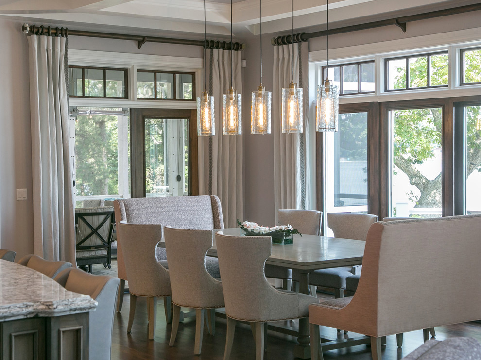 Design ideas for an expansive classic dining room in Milwaukee.