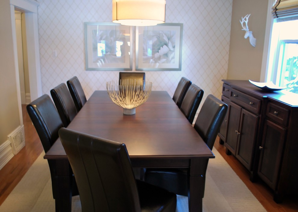 Photo of a traditional dining room in Toronto.