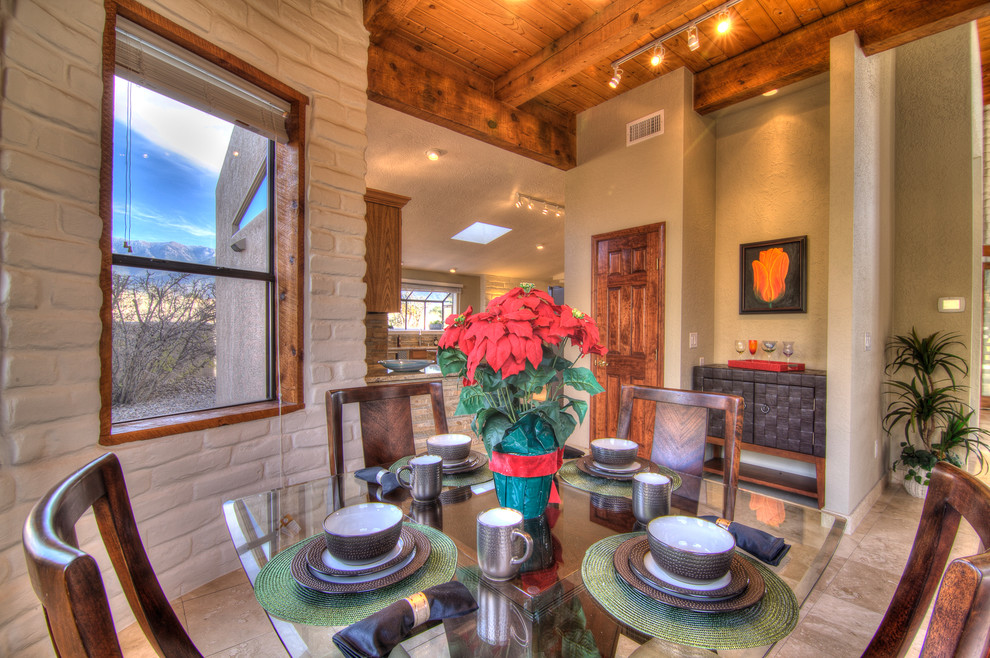 ABQ SANDIA HEIGHTS 1.1mil Staging Photos Rustic Dining Room