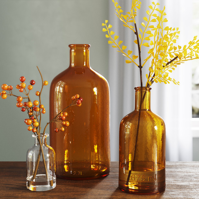 Amber Glass Vases Collection - Hearth & Hand™ with Magnolia - Moderno -  Comedor - Minneapolis - de Target Home | Houzz