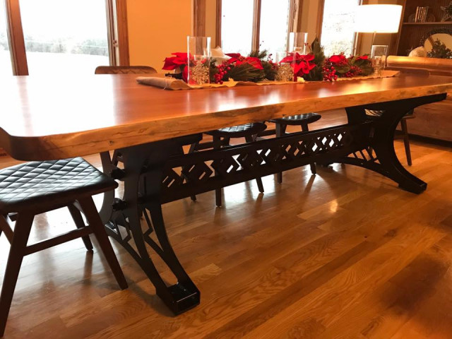 American black walnut large dining table Contemporary Dining