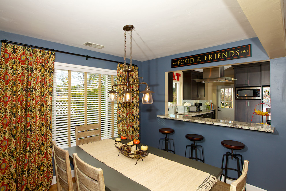 This is an example of a classic dining room in San Diego.
