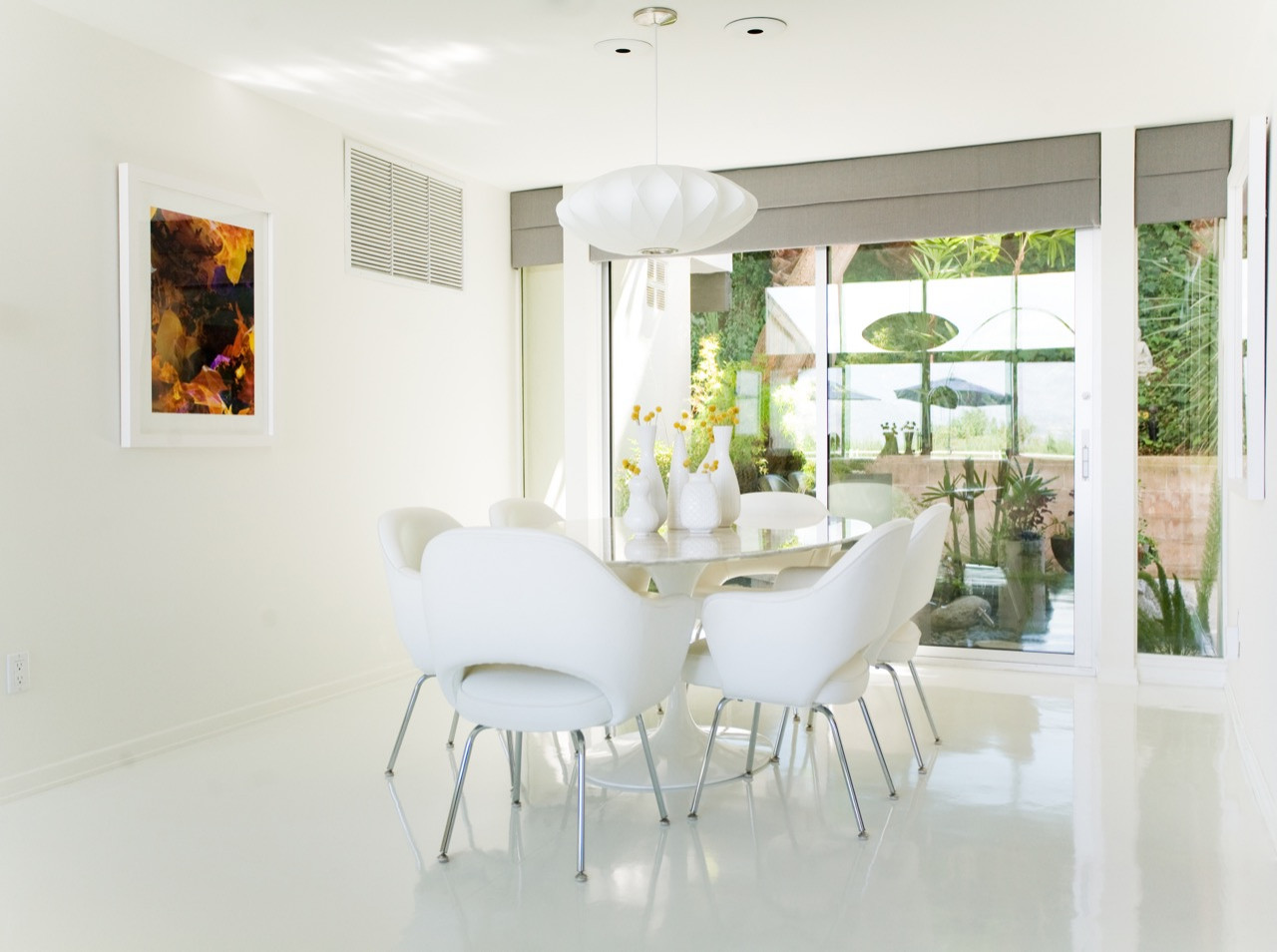 75 Concrete Floor and White Floor Dining Room Ideas You'll Love - November,  2022 | Houzz