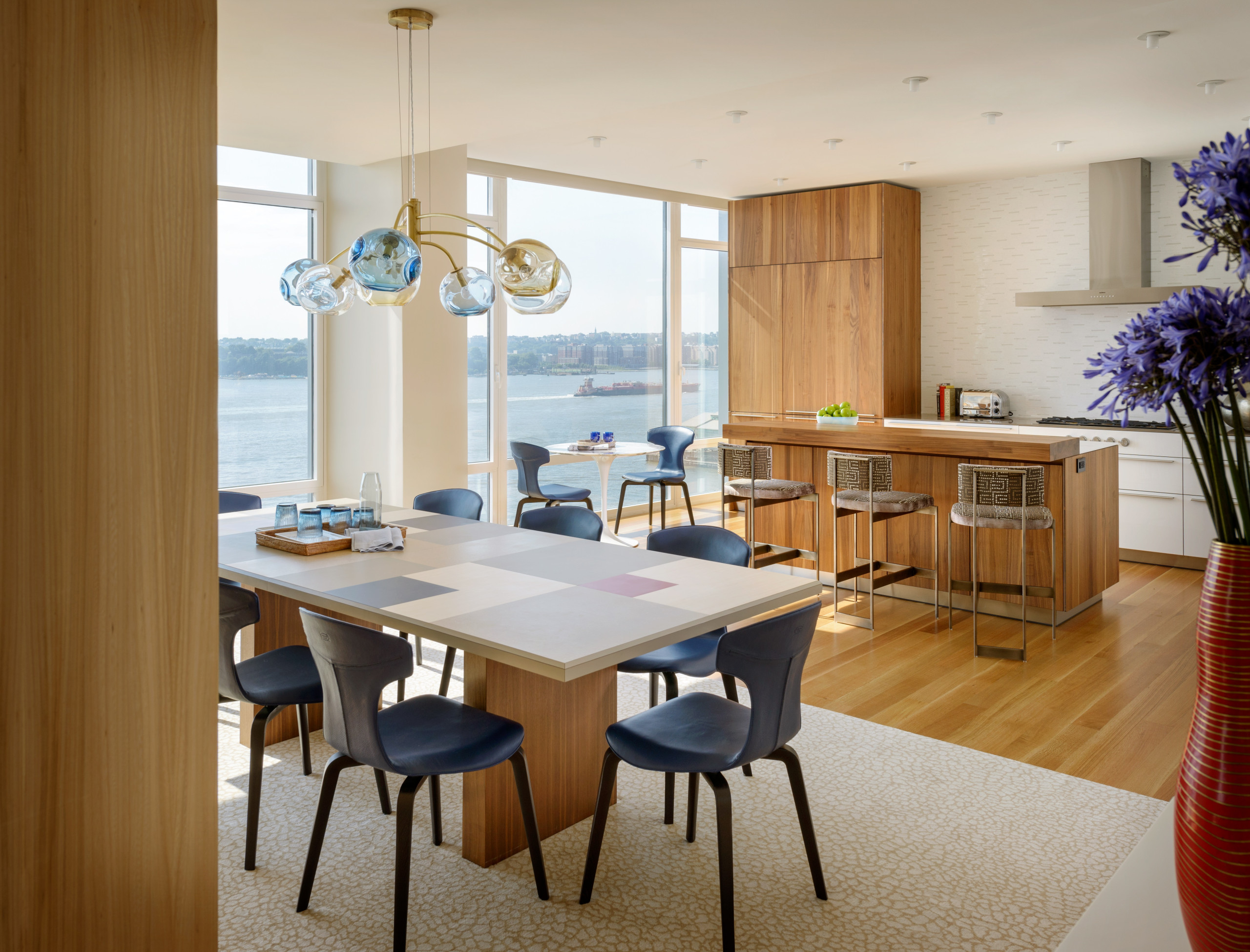 Animated High Rise - Contemporary - Dining Room - New York - by Northbrook  Design | Houzz