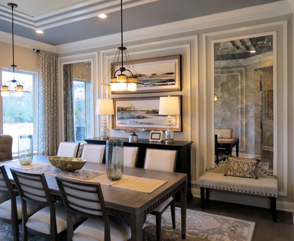 Antique Mirror Traditional Dining Room Dallas by Fashion Glass