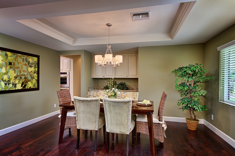 This is an example of a traditional dining room in Phoenix.