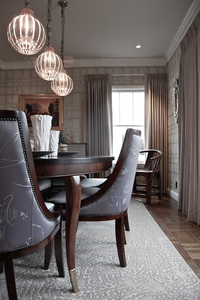 Art Deco Condo Contemporary Dining Room San Francisco by