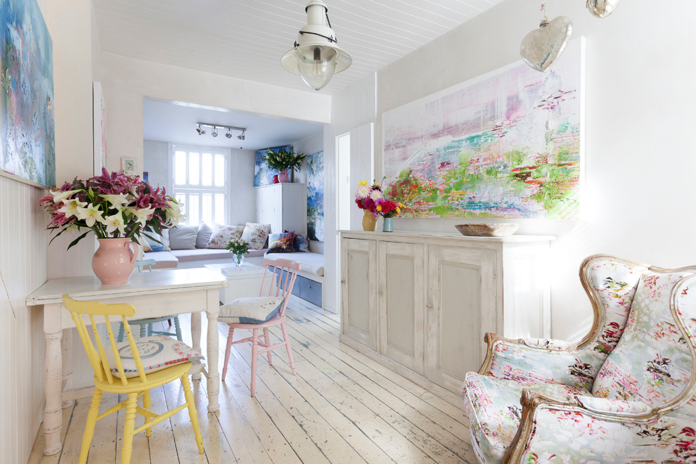 Shabby-Style Esszimmer in London