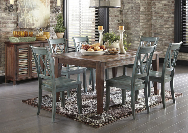 rustic dining table for 6