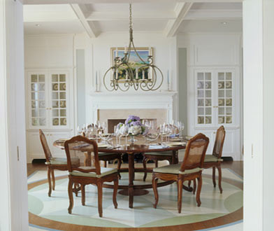 Dining room - traditional dining room idea in Bridgeport