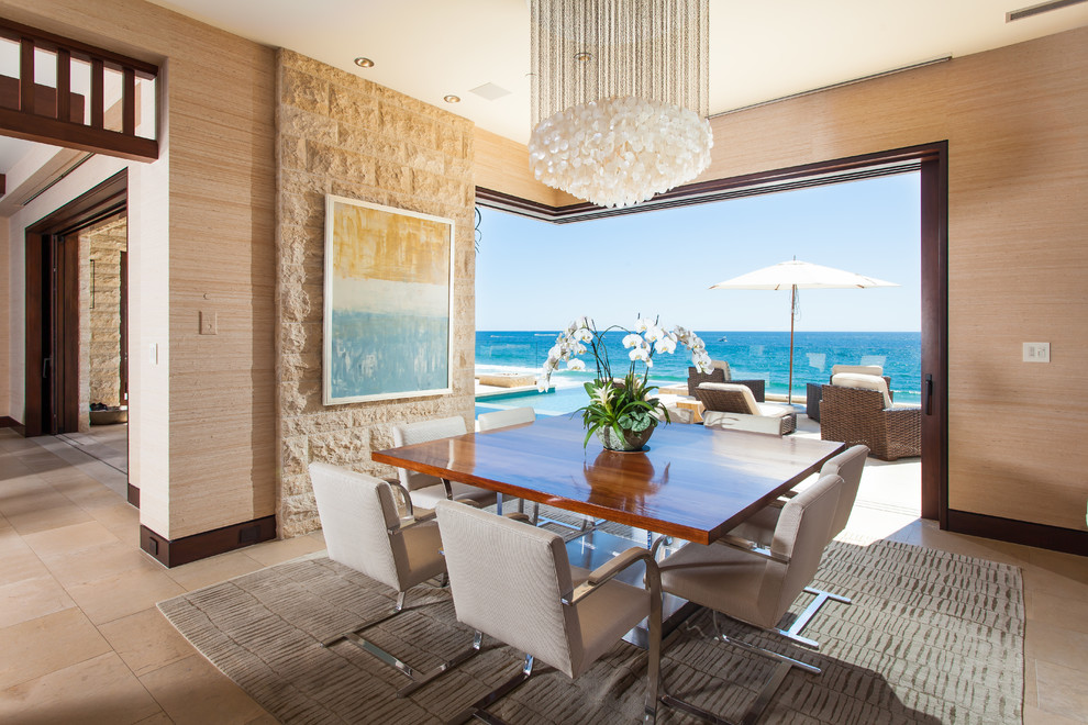 Balinese Style Beach Front Tropical Dining Room Orange County By Jon Encarnacion Photography Houzz