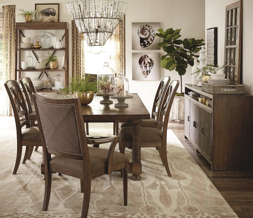 Bassett Dining Room Sets Farmhouse Dining Room Jacksonville by