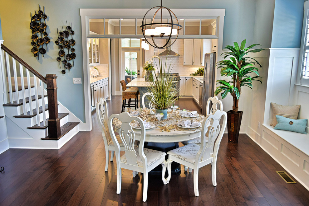 Example of a beach style dining room design in Wilmington