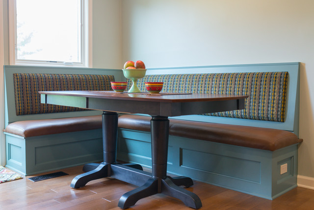 Bench seating and dining table - Traditional - Dining Room - Cleveland - by  Robin Storie | Houzz