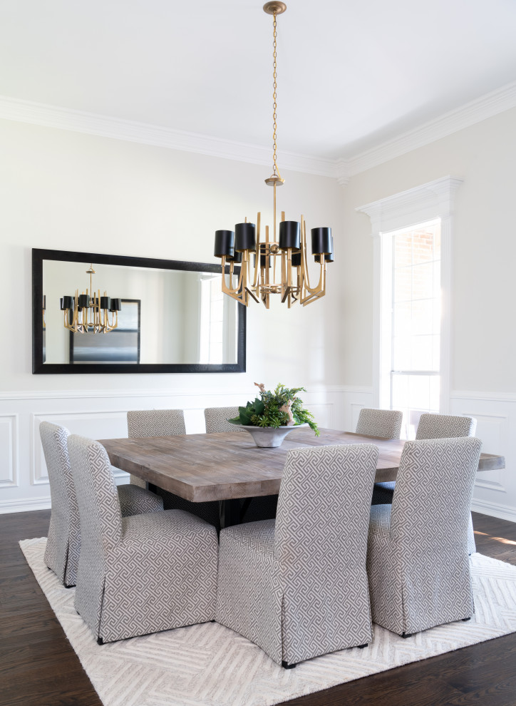 Bent Creek Transitional Dining Room Dallas by GInteriors