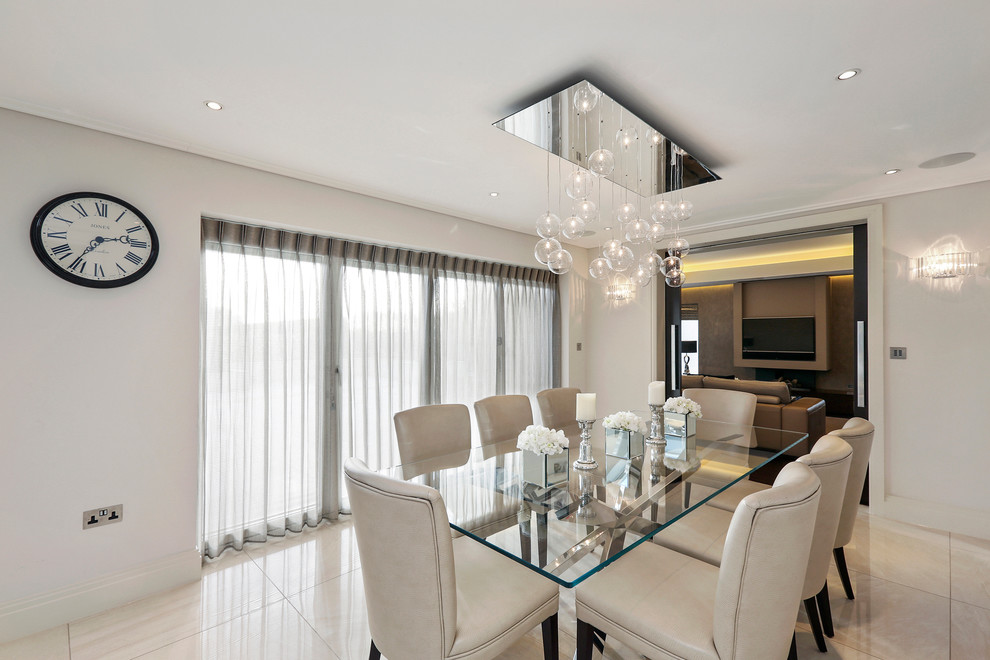 Contemporary dining room in Other.