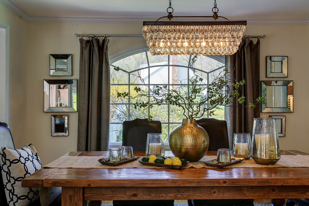 Bernardsville Jill's Eclectic Dining Room New York by Well