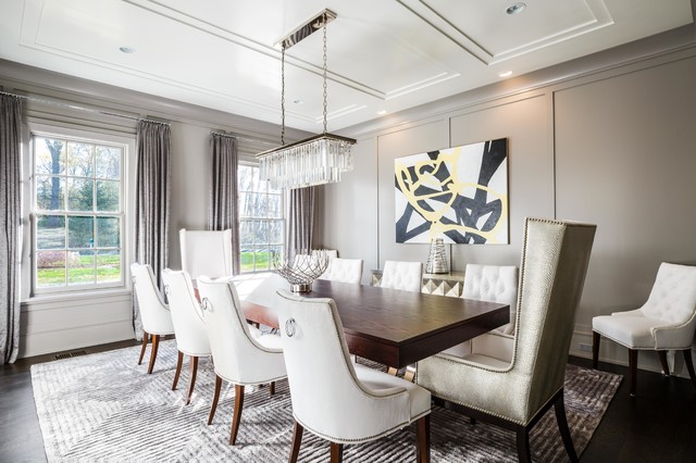Birch Lane Transitional Dining Room New York By Gotham Interiors