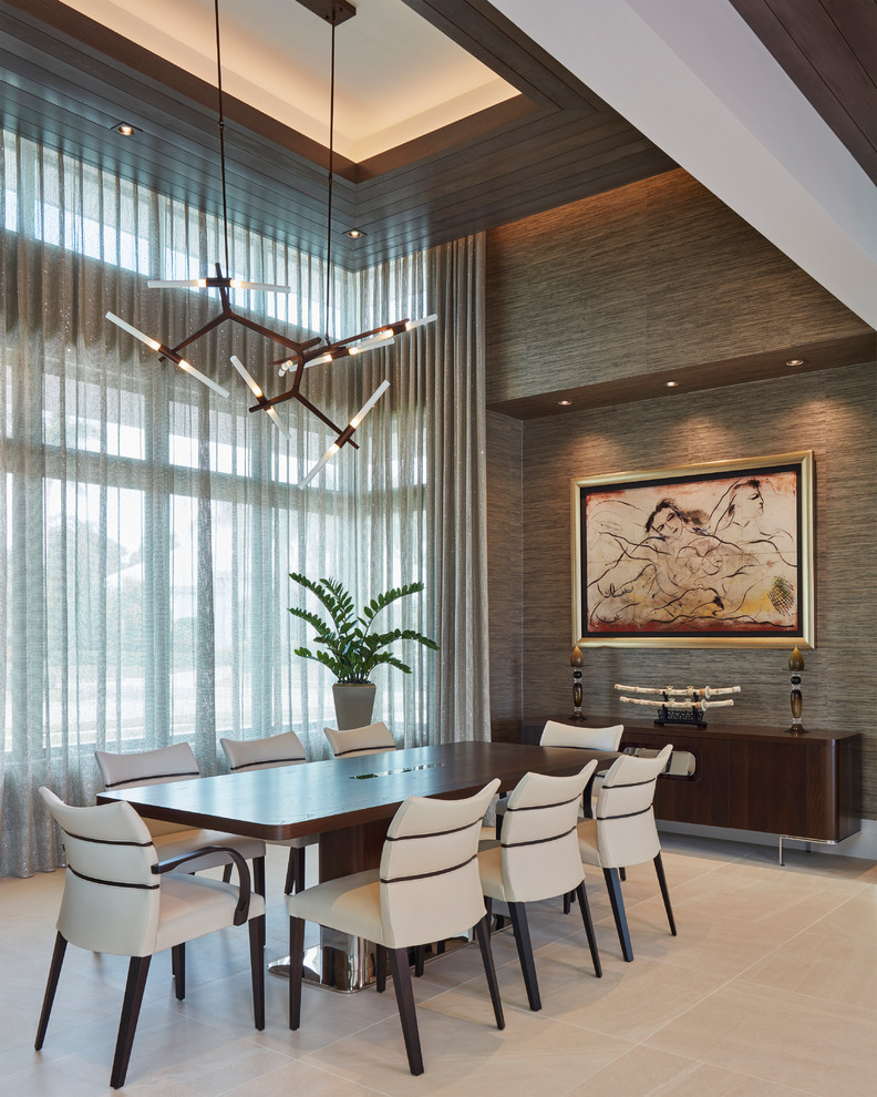 Boca Raton Fl Contemporary Dining Room Miami By Susan Lachance Interior Design Houzz Boca Raton Fl Contemporary Dining, Lachance Furniture Reviews