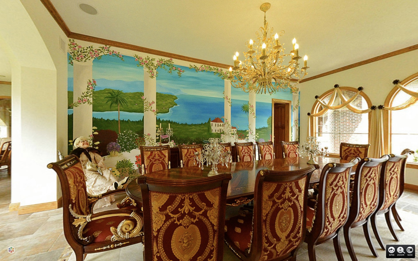 dining room in italian