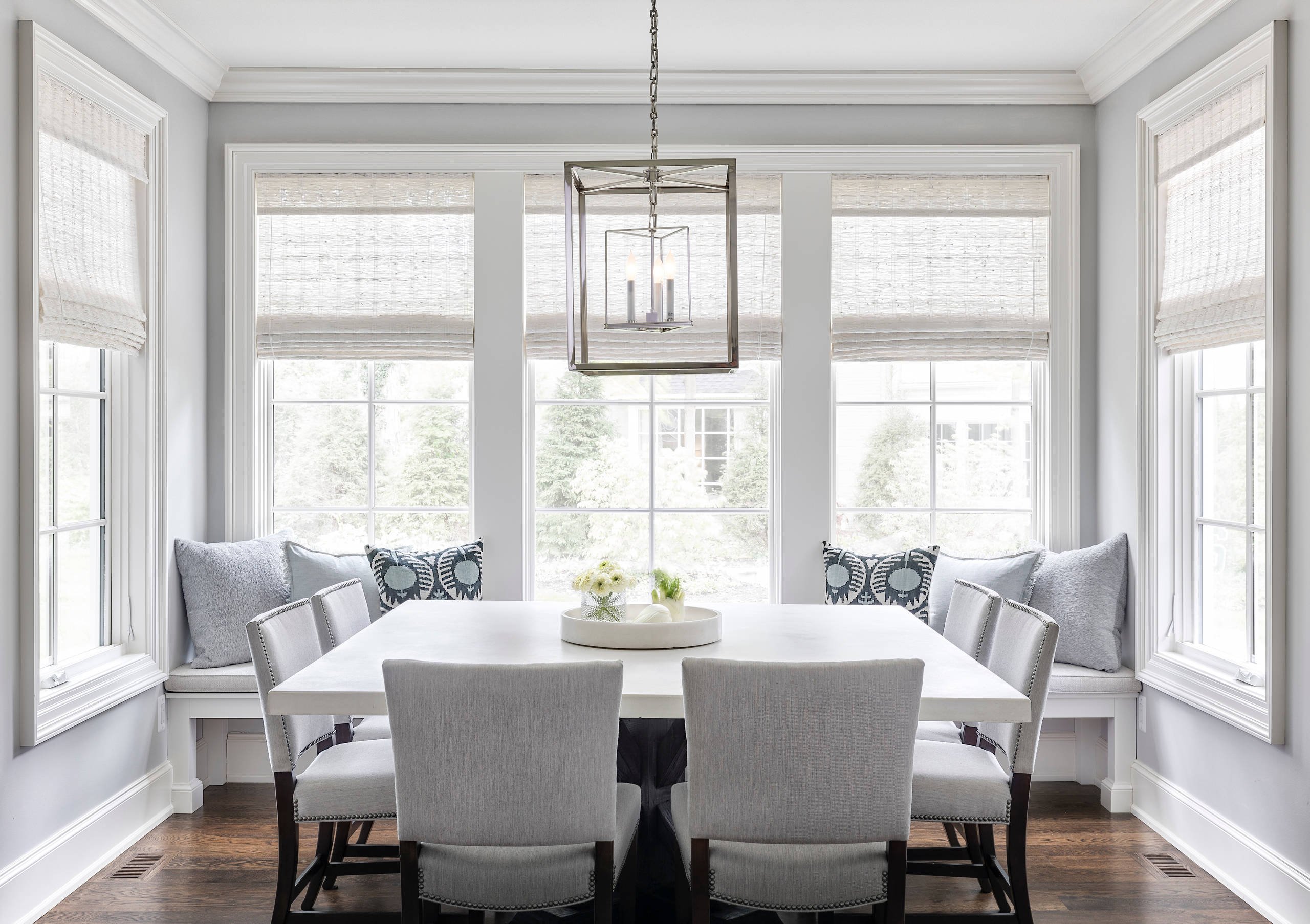 Breakfast Nook Transitional Dining Room Detroit By Petrucci Johnson Homes Houzz
