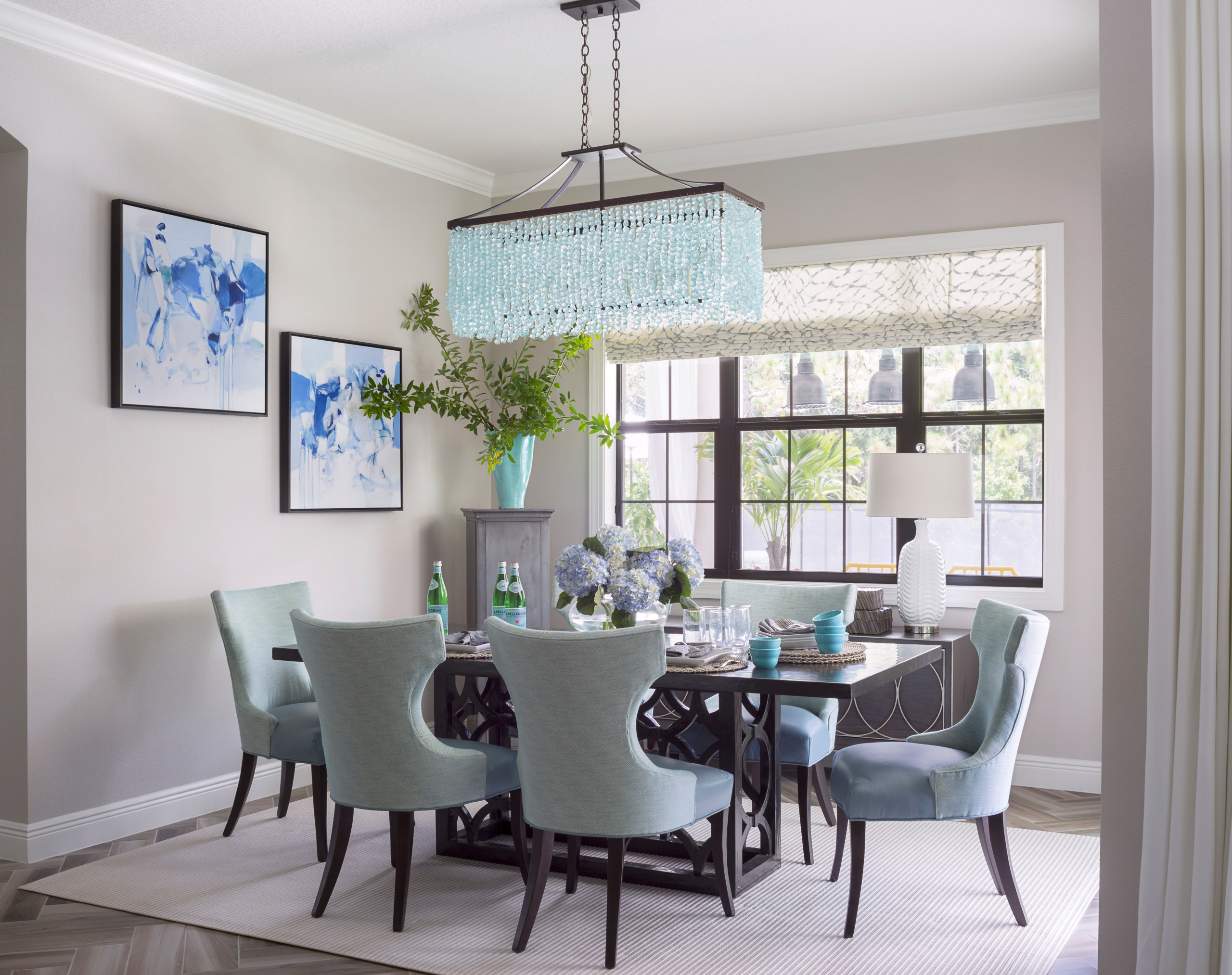 dining room picture window ideas