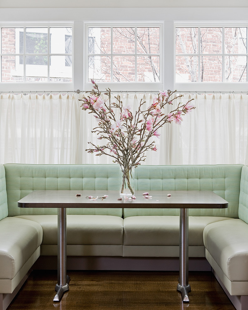 Dining room - contemporary dining room idea in Boston