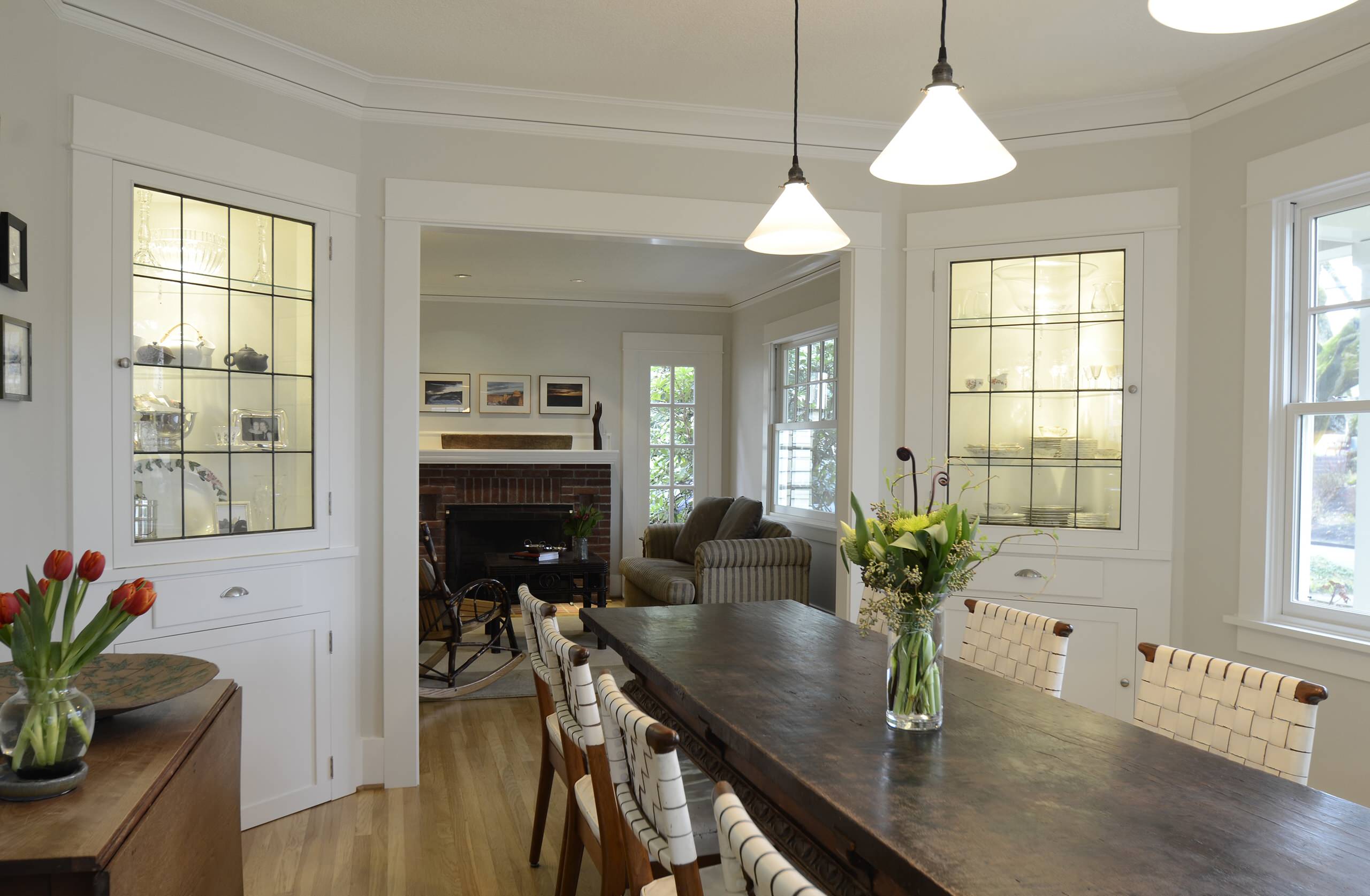 Built In Corner Cabinet Houzz