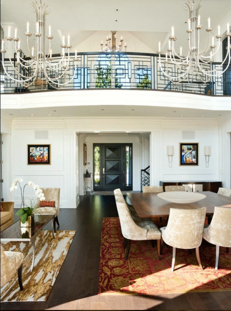 Inspiration for a huge eclectic dining room remodel in Vancouver
