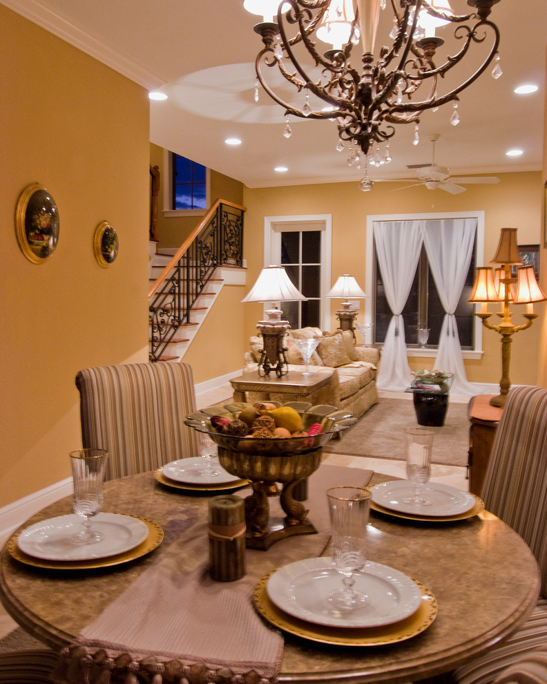 Elegant dining room photo in Tampa