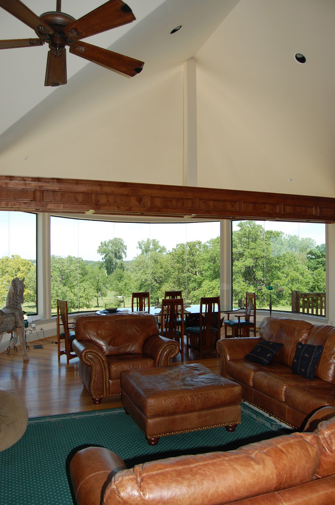 Butt Joint Glass Ranch House Dining Eclectic Dining Room Dallas