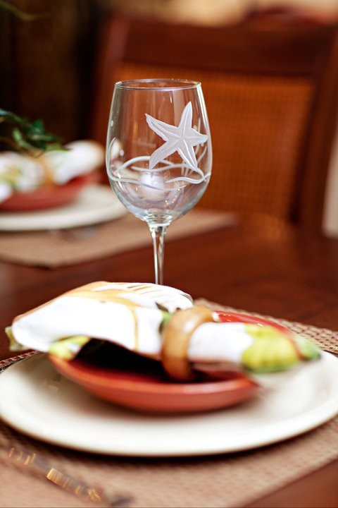 Island style dining room photo in Miami