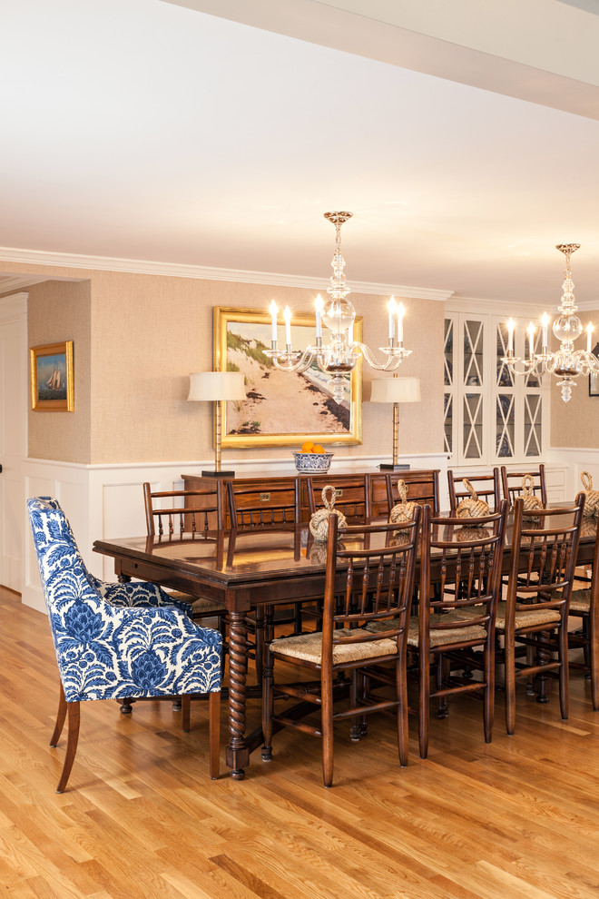 Cape Cod Summer Home Beach Style Dining Room Boston by Violandi