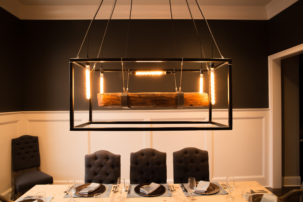 Inspiration for a transitional dining room remodel in Nashville