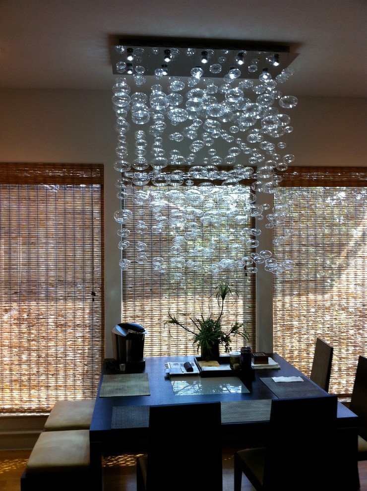 Chandelier Installation By Quatro Team - Modern - Dining ...