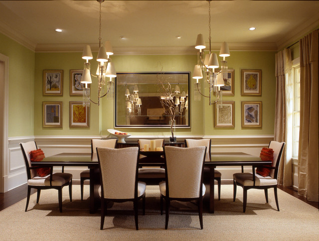 2 chandeliers in living room