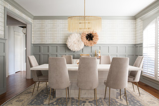 トリムボーダー壁紙の事例画像 Houzz