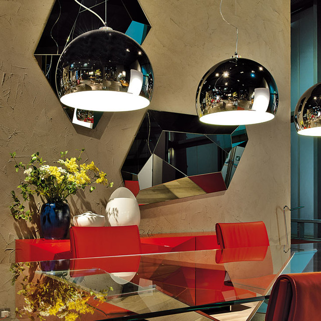 Christopher Wray Calimero Hanging Shade Contemporary Dining Room