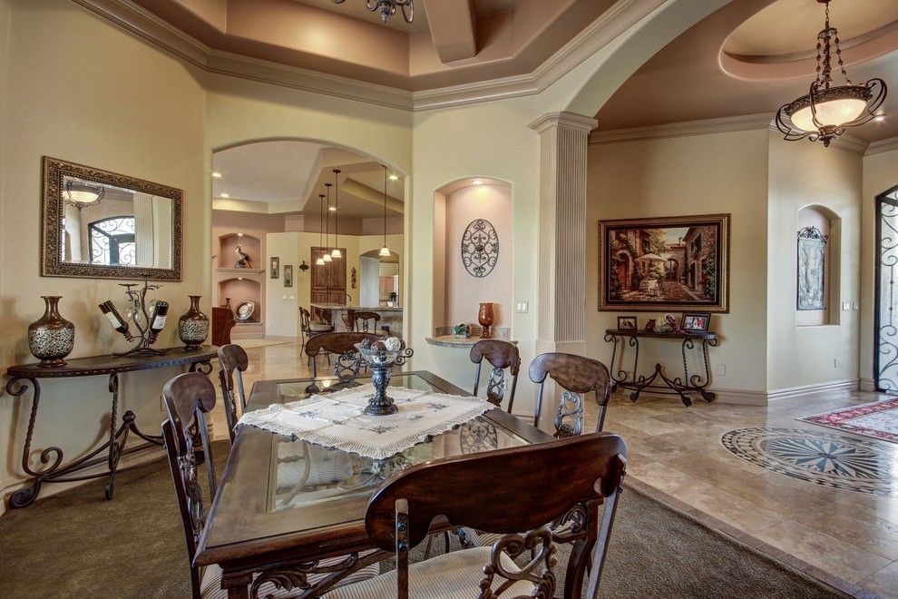 Inspiration for a timeless dining room remodel in Phoenix