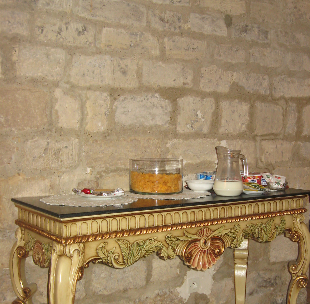 Aménagement d'une salle à manger méditerranéenne.