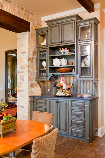 Custom kitchen hutch discount