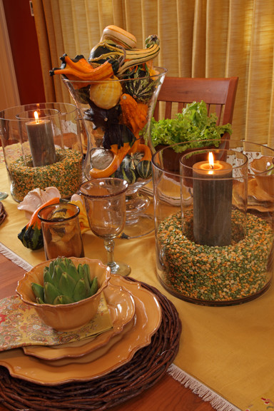 Foto di una sala da pranzo tradizionale