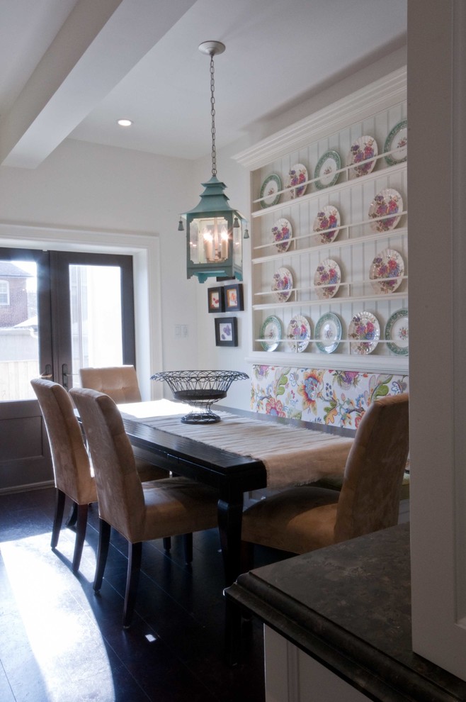 This is an example of a vintage dining room in Toronto.