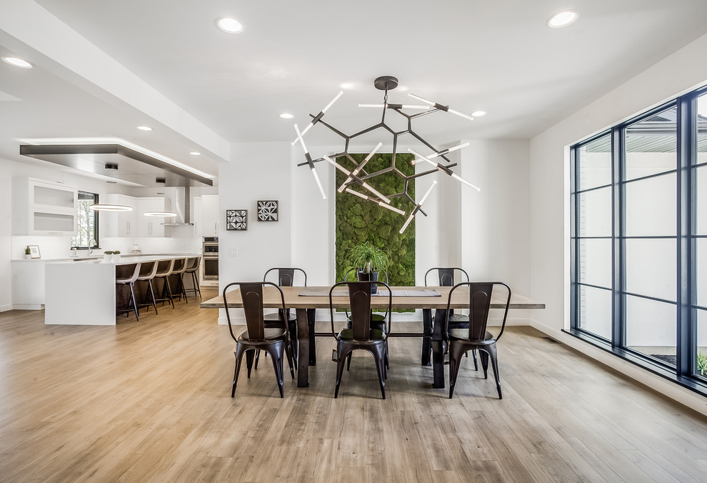 Modern dining room in Grand Rapids.
