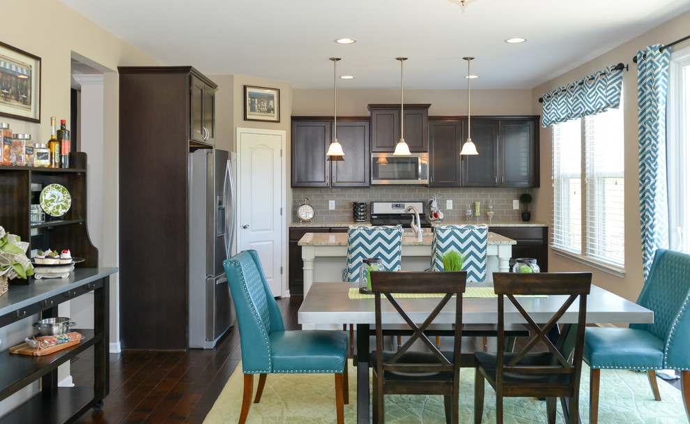 Clyde Smith Farms Craftsman Dining Room Detroit by HRS