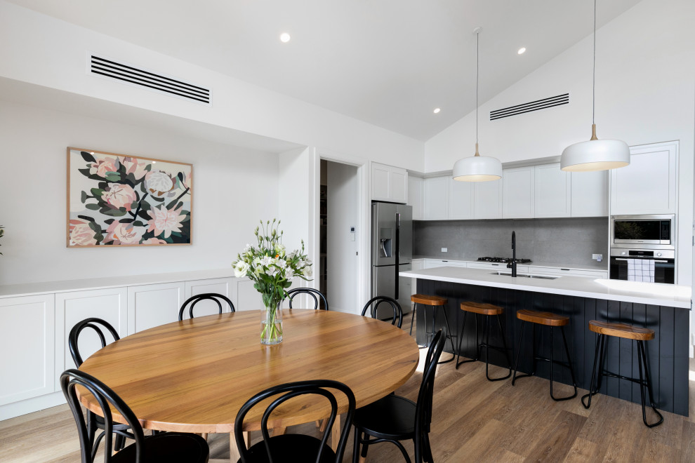 Dining room - transitional dining room idea in Adelaide