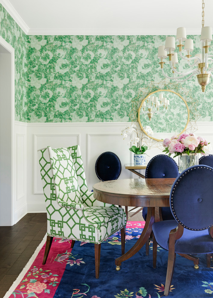 Example of a classic enclosed dining room design in Minneapolis